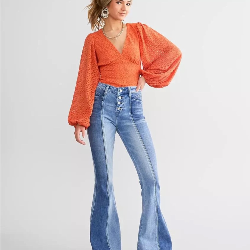 Flying Monkey Blue Flared Jeans